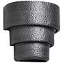 Hammerman 10"H Rubbed Pewter Banded LED Outdoor Wall Light