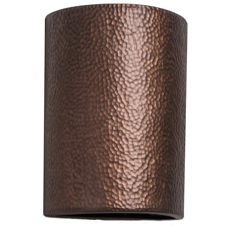 Image 1 Hammerman-13-inch-high-ceramic-copper-up/down-led-outdoor-wall-light