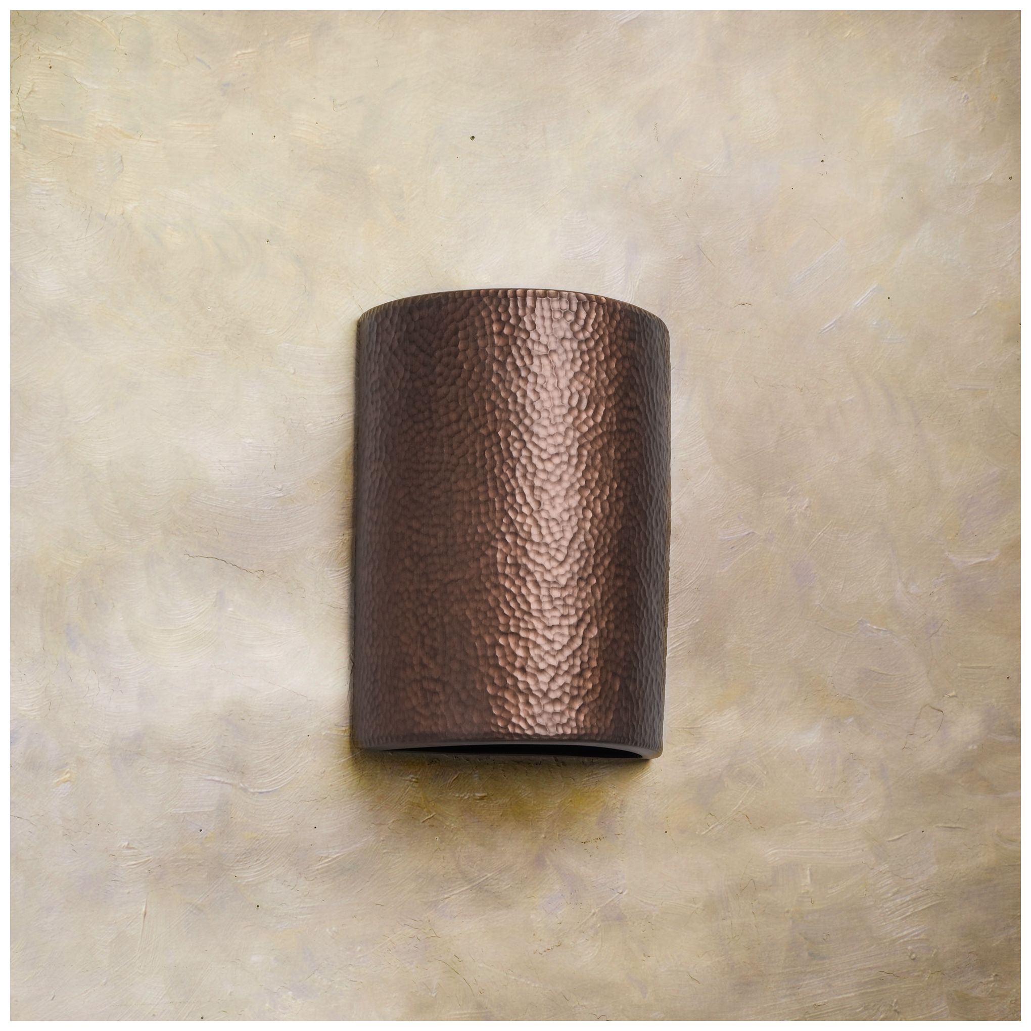 Image 3 Hammerman-13-inch-high-ceramic-copper-up/down-led-outdoor-wall-light more views