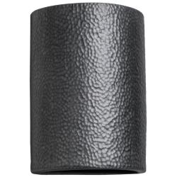 Hammerman-13-inch-high-hammered-ceramic-pewter-up/down-led-outdoor