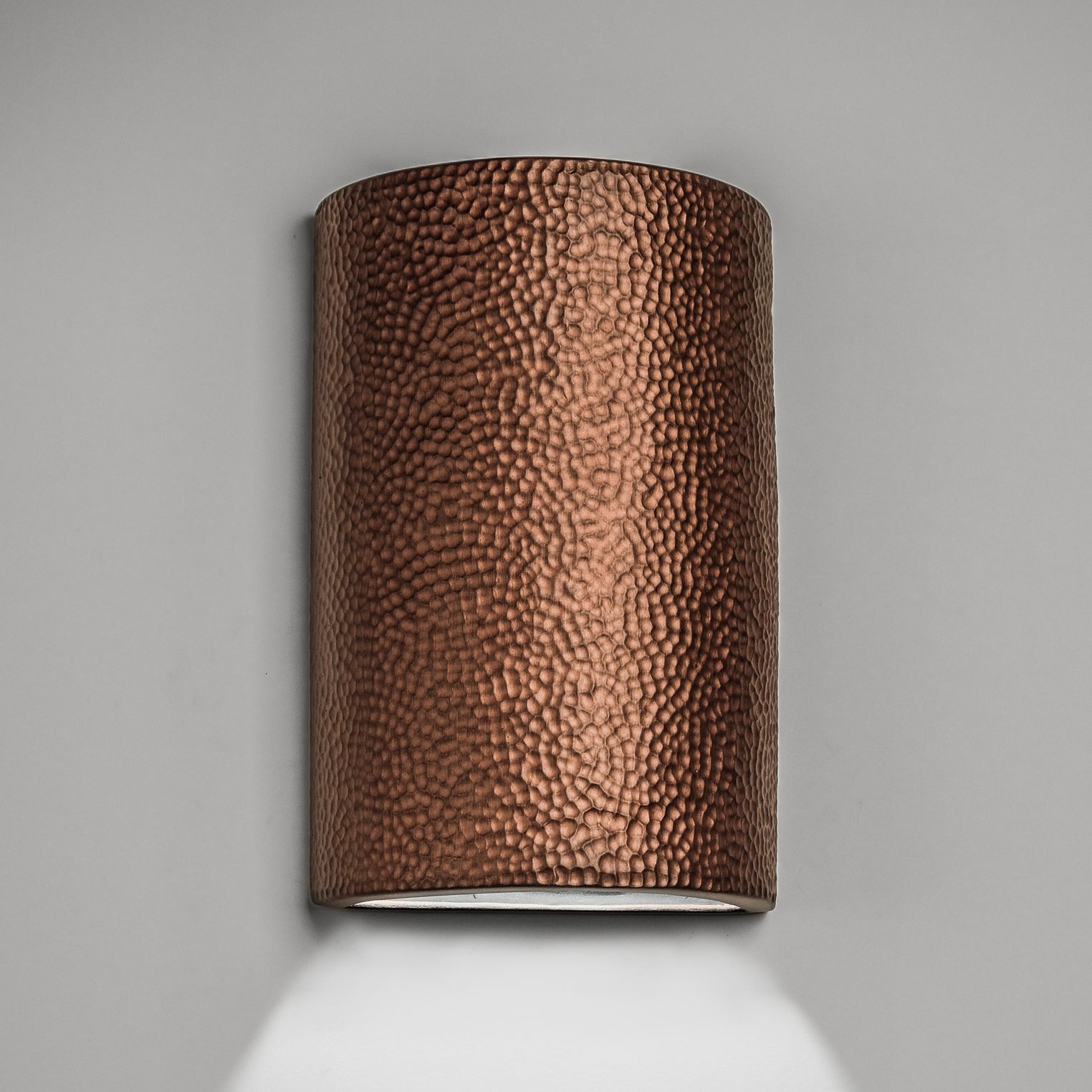 Hammerman-15-inch-high-ceramic-copper-up/down-LED-outdoor-wall-light