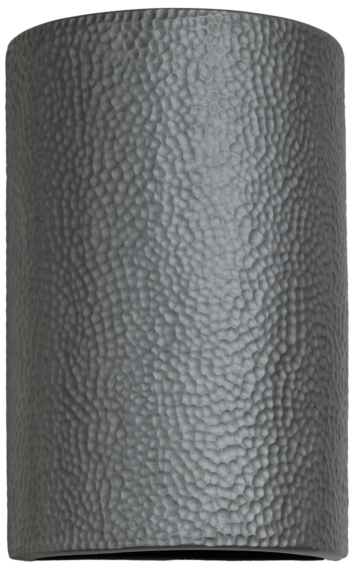 Hammerman-15-inch-high-ceramic-pewter-up/down-LED-outdoor-wall-light