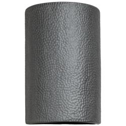 Hammerman-15-inch-high-ceramic-pewter-up/down-LED-outdoor-wall-light