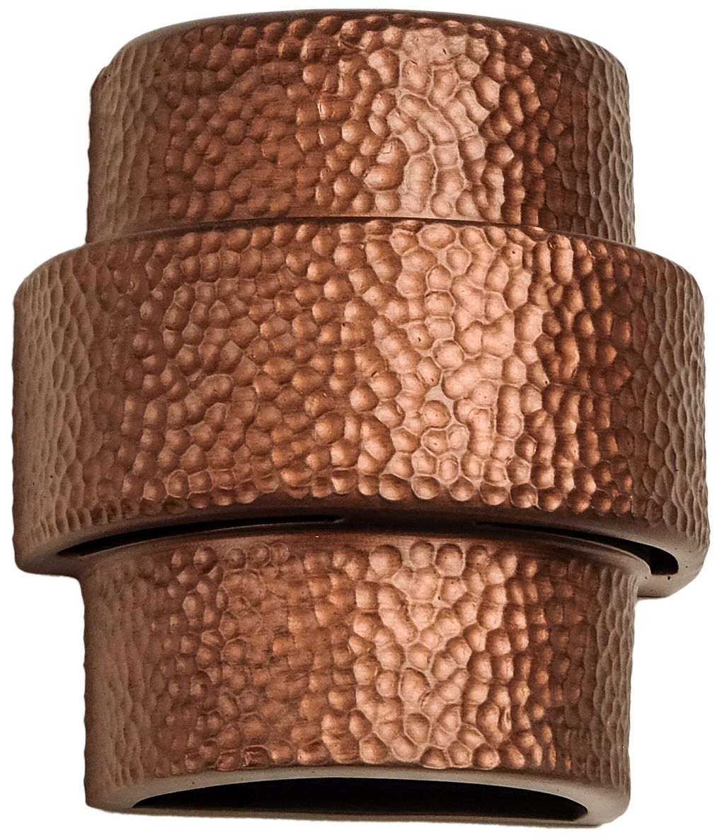 Hammerman-9-inch-high-ceramic-copper-up/down-LED-outdoor-wall-light