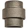 Hammerman-9-inch-high-ceramic-pewter-up/down-LED-outdoor-wall-light