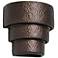 Hammerman-9-inch-high-hammered-ceramic-bronze-up/down-LED-outdoor