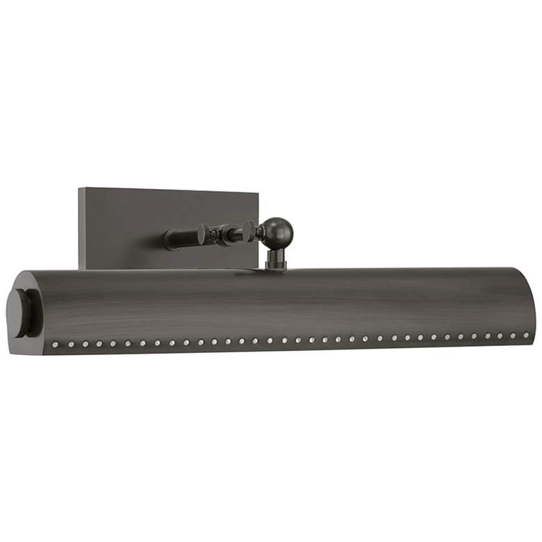 Image 1 Hampshire 15 3/4" Wide Bronze Direct Wire Picture Light