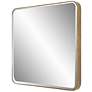 Hampshire Gold 36-in Square Mirror in scene