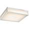 Hampstead 9" Wide Chrome LED Ceiling Light