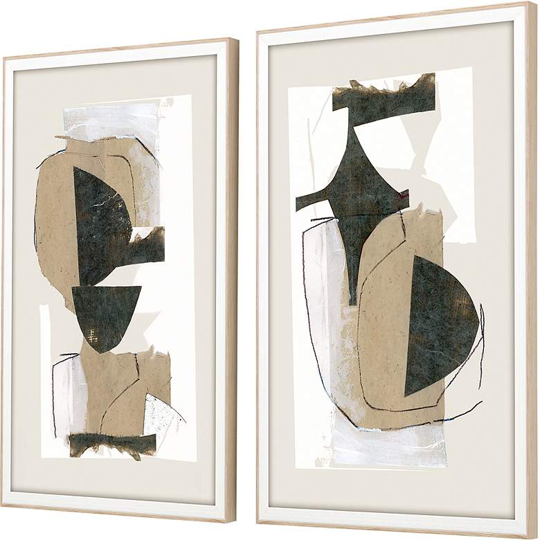 Image 5 Hampstead Heath 26" High 2-Piece Giclee Framed Wall Art Set more views