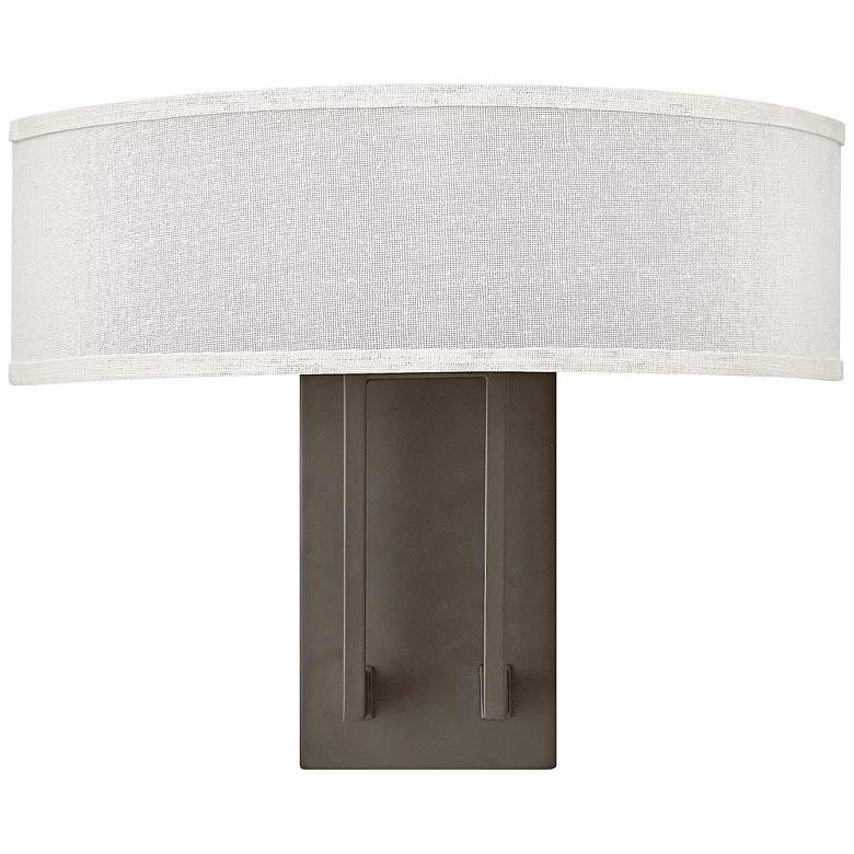 Image 1 Hampton 12 inch High Buckeye Bronze Modern Wall Sconce