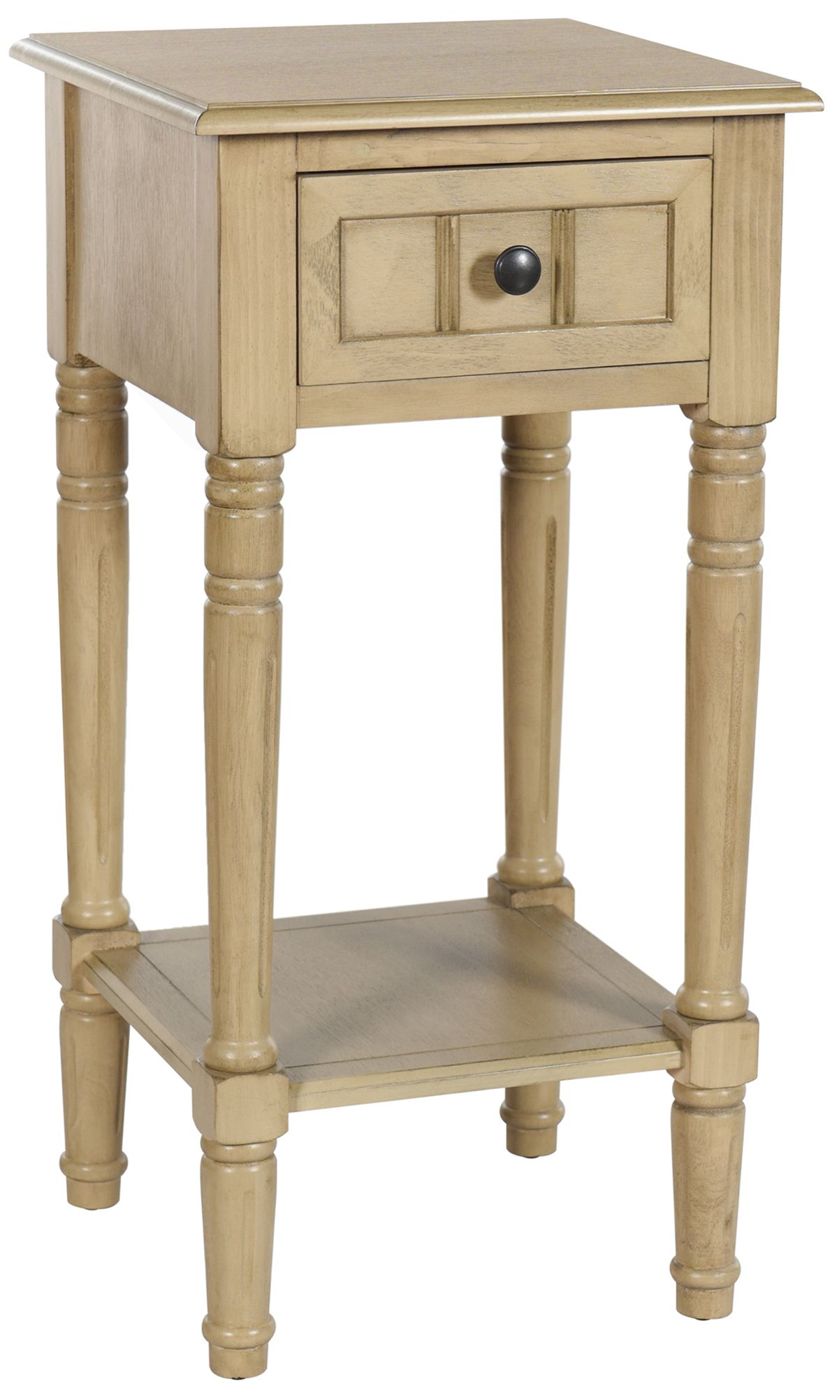 Image 2 Hampton 14" Wide Sahara One-Drawer Accent Table