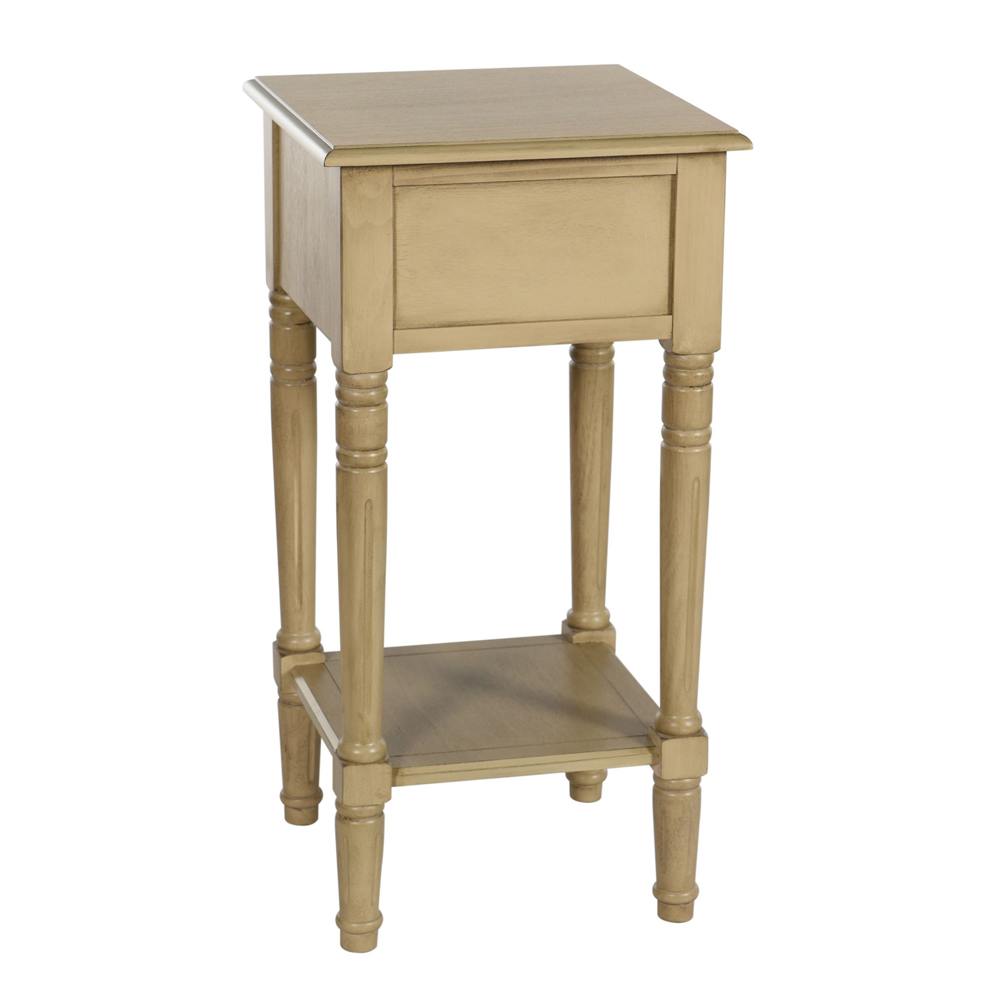 Image 4 Hampton 14" Wide Sahara One-Drawer Accent Table more views