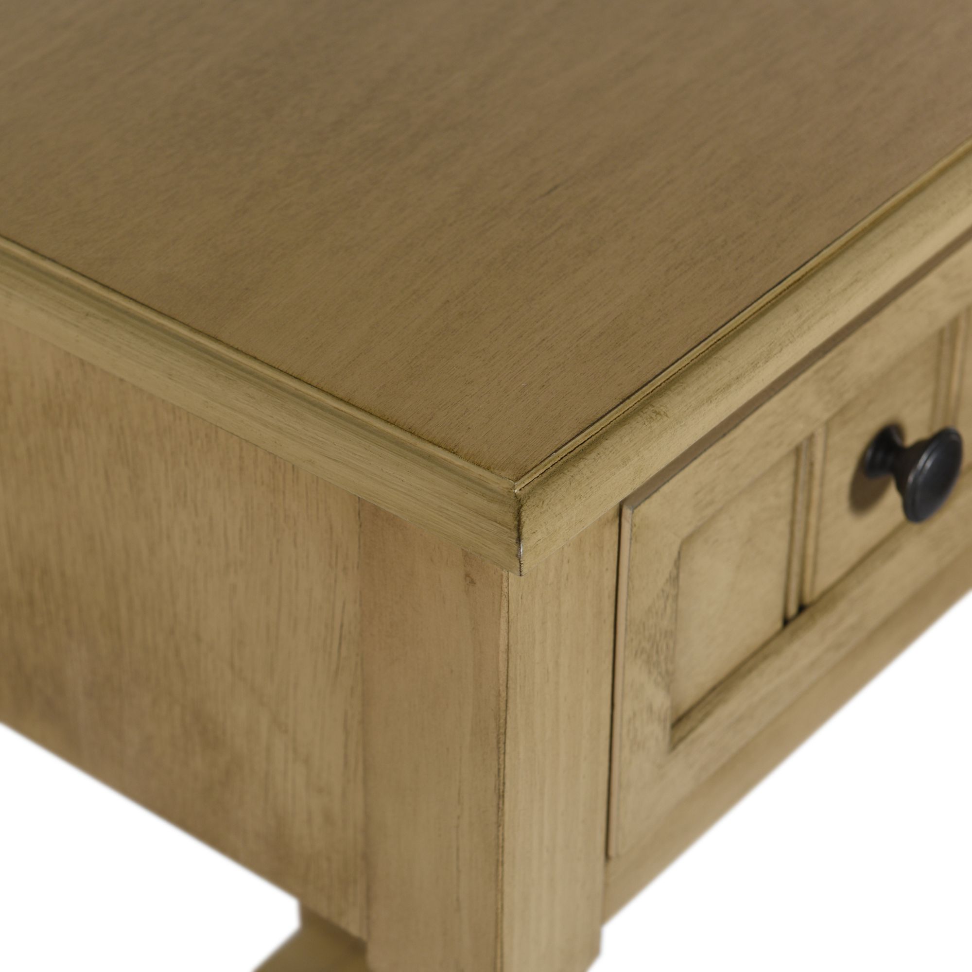 Image 6 Hampton 14" Wide Sahara One-Drawer Accent Table more views