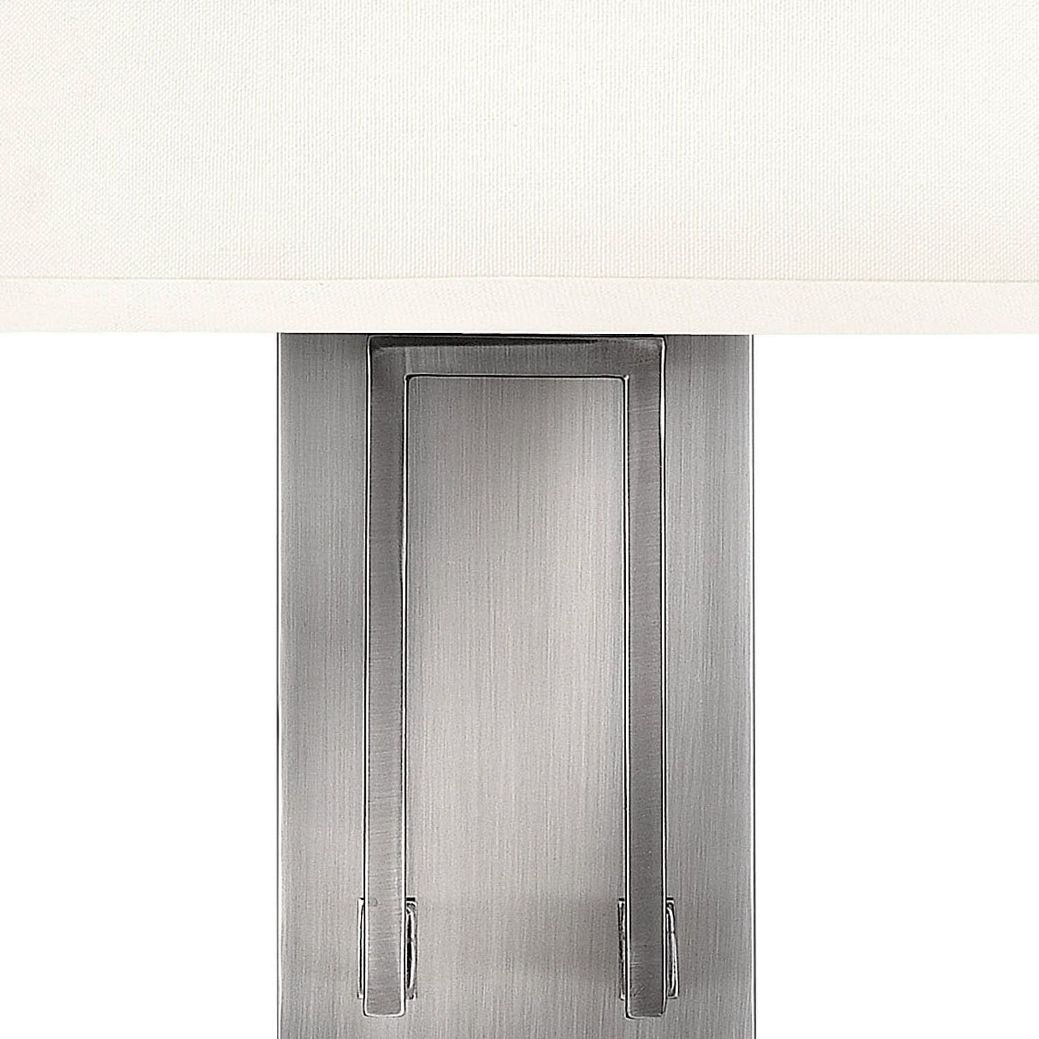 Image 4 Hampton 15" Wide Antique Nickel Wall Sconce by Hinkley  more views