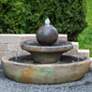Thumbnail1 of Hampton 23 1/2" High Relic Nebbia LED Oval Outdoor Floor Fountain