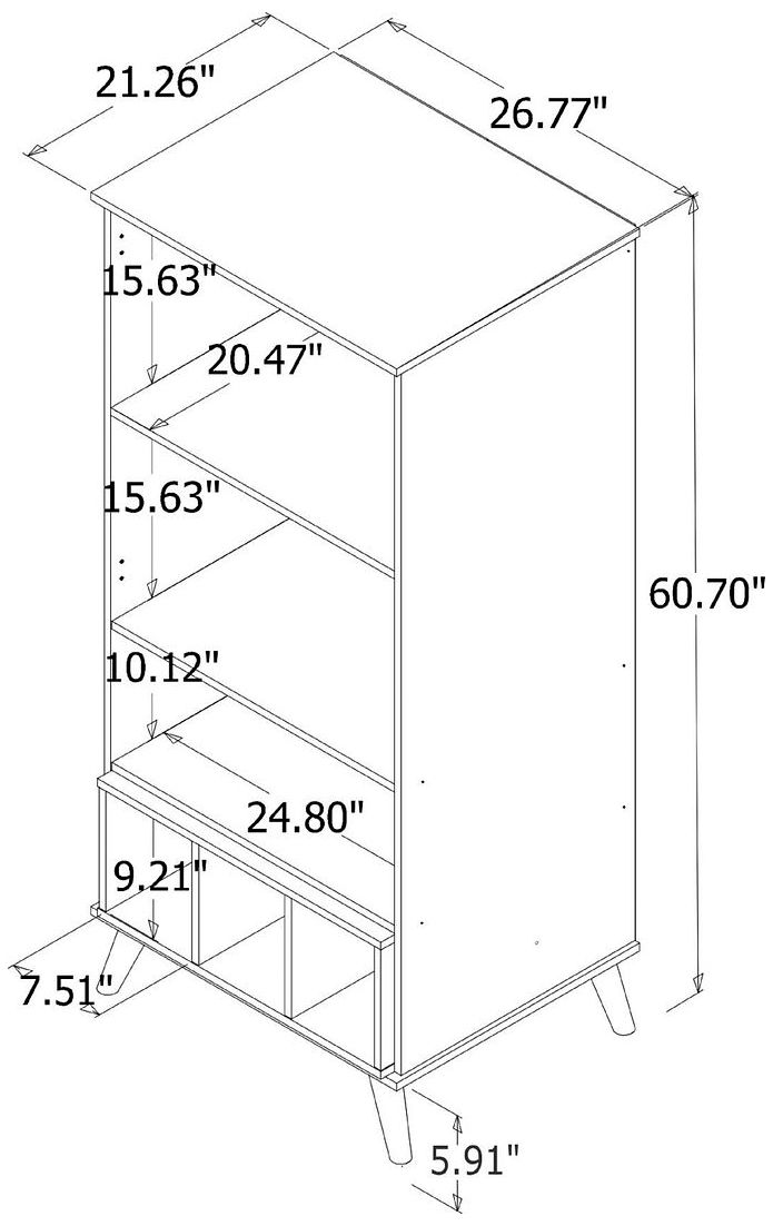 Image 3 Hampton 26.77 Display Cabinet in Off White more views