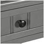 7_Hampton 28" High Antique Gray Accent Table with One Drawer more views