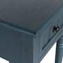 6_Hampton 28" High Antique Navy Accent Table with One Drawer more views