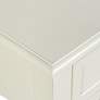 7_Hampton 28" High Antique White Accent Table with One Drawer more views