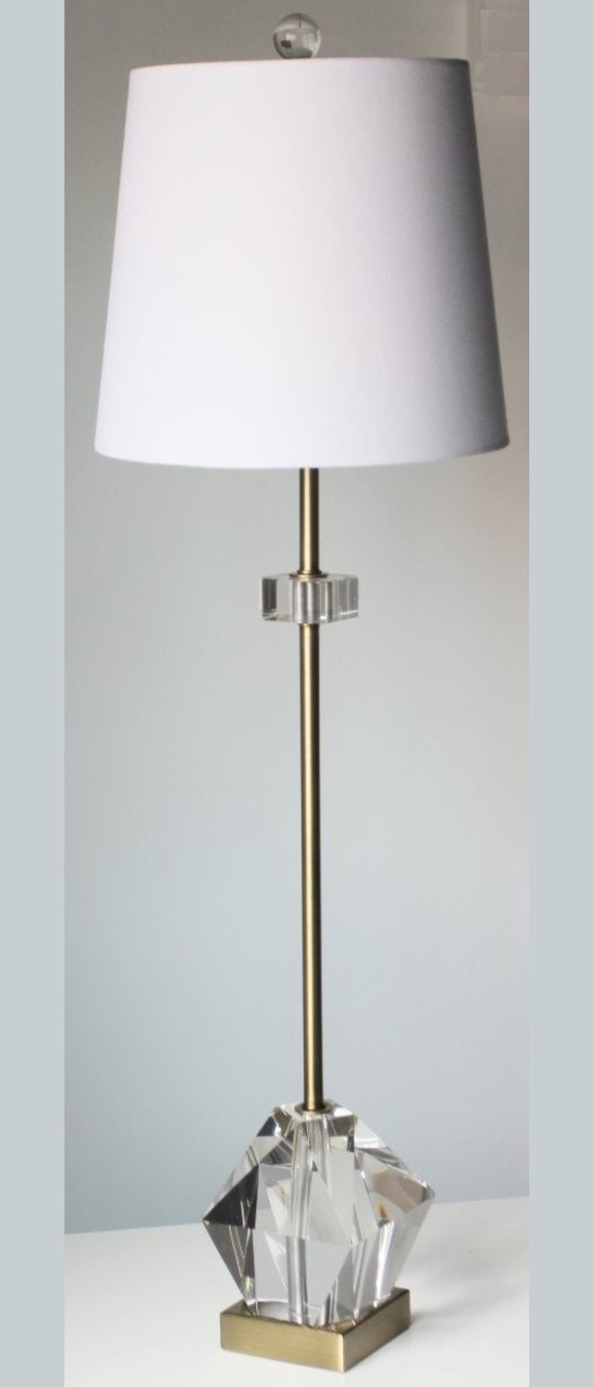 Image 5 Hampton 32" High Gold And Clear Table Lamp more views