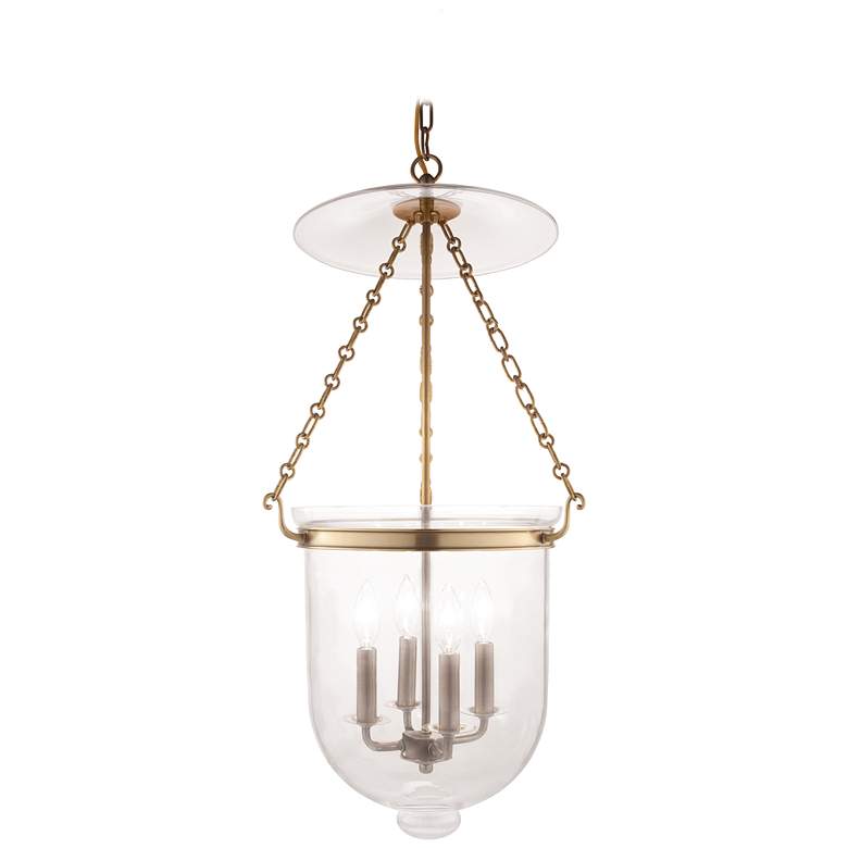 Image 1 Hampton 4 Light Pendant Aged Brass