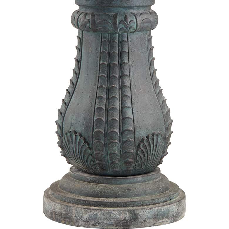 Image 4 Hampton 56 3/4" High Slate Finish 4-Tier Outdoor Fountain with Light more views