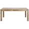 Hampton 82" Wide Lime Wash Dining Table