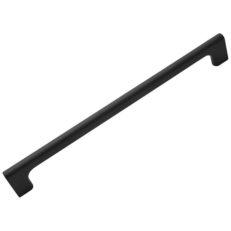 Image 1 Hampton Black Metal 10 3/4" Wide Cabinet Pull