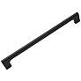 Hampton Black Metal 10 3/4" Wide Cabinet Pull