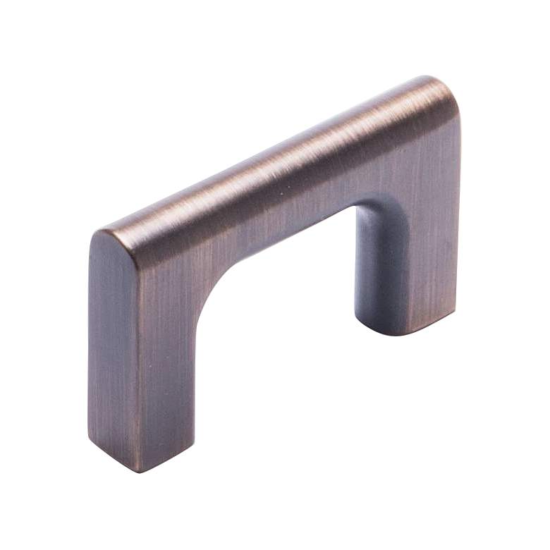 Image 1 Hampton Brushed English Metal 2 1/4" Wide Cabinet Pull