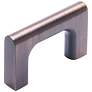 Hampton Brushed English Metal 2 1/4" Wide Cabinet Pull