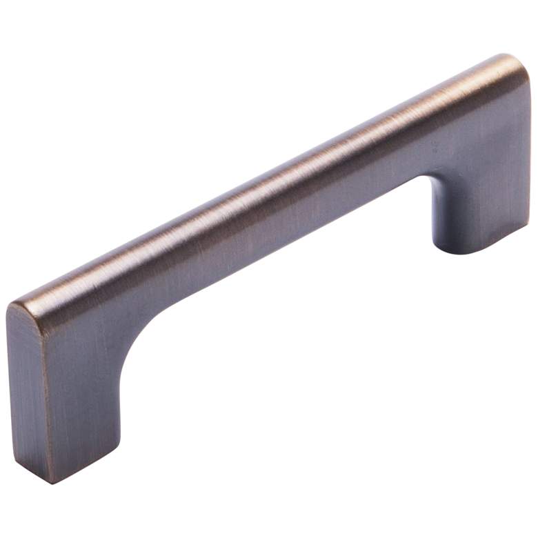 Image 1 Hampton Brushed English Metal 4 1/2" Wide Cabinet Pull