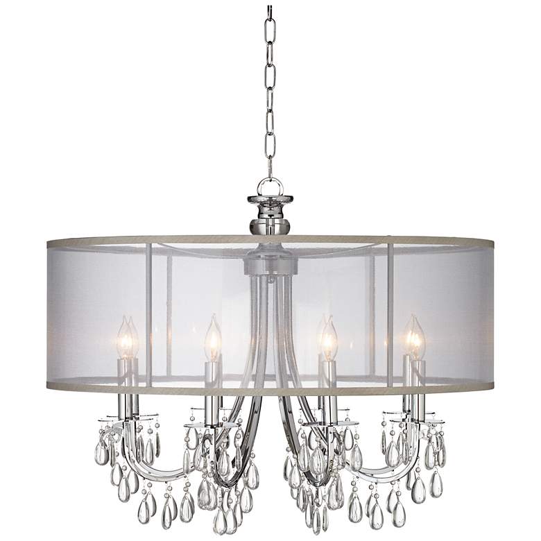 Image 3 Hampton Collection 32 inch Wide Chandelier