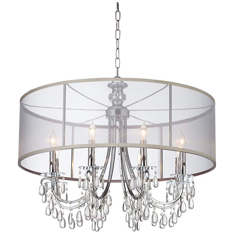 Image 4 Hampton Collection 32 inch Wide Chandelier more views