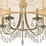 7_Hampton Collection Antique Brass 24" Wide Chandelier more views