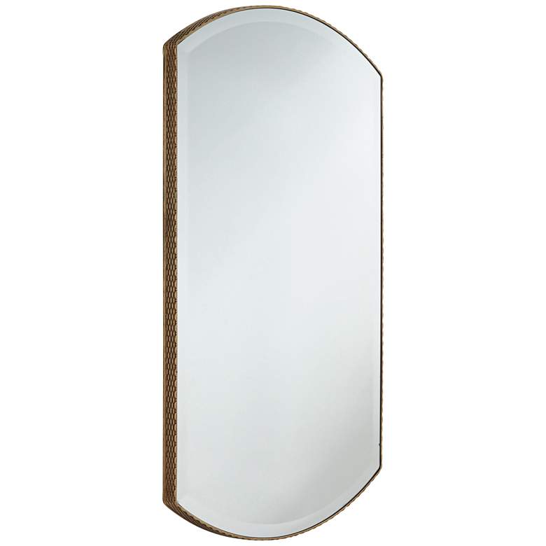 Image 5 Hampton Distressed Gold 24 x 38 Wall Mirror more views