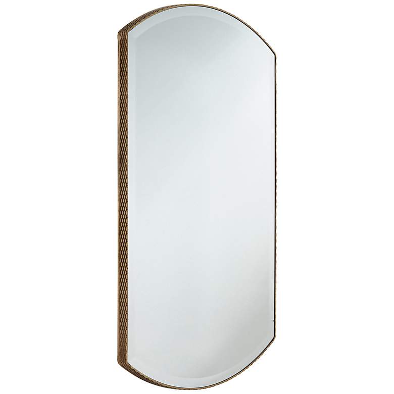 Image 4 Hampton Distressed Gold 24" x 38" Wall Mirrors Set of 2 more views