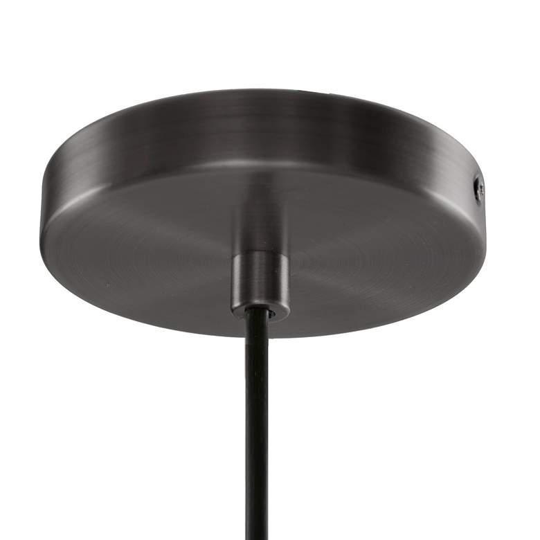 Image 4 Hampton Hill Auburn 9" Wide Bronze Pendant Light more views