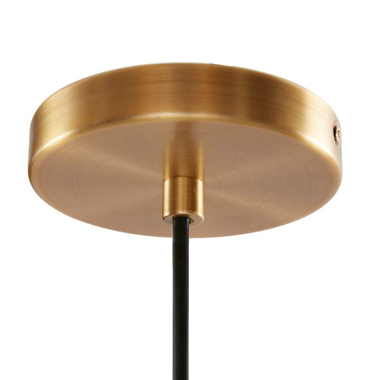 Image 4 Hampton Hill Auburn 9" Wide Gold Pendant Light more views