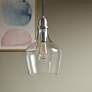 Hampton Hill Auburn 9" Wide Silver and Clear Glass Pendant Light