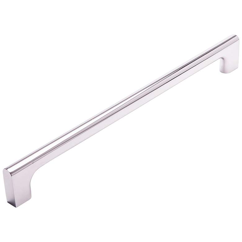 Image 1 Hampton Polished Nickel Metal 10 3/4" Wide Cabinet Pull