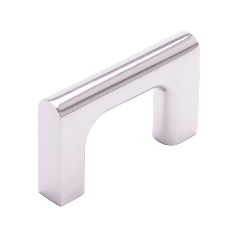 Image 1 Hampton Polished Nickel Metal 2 1/4" Wide Cabinet Pull