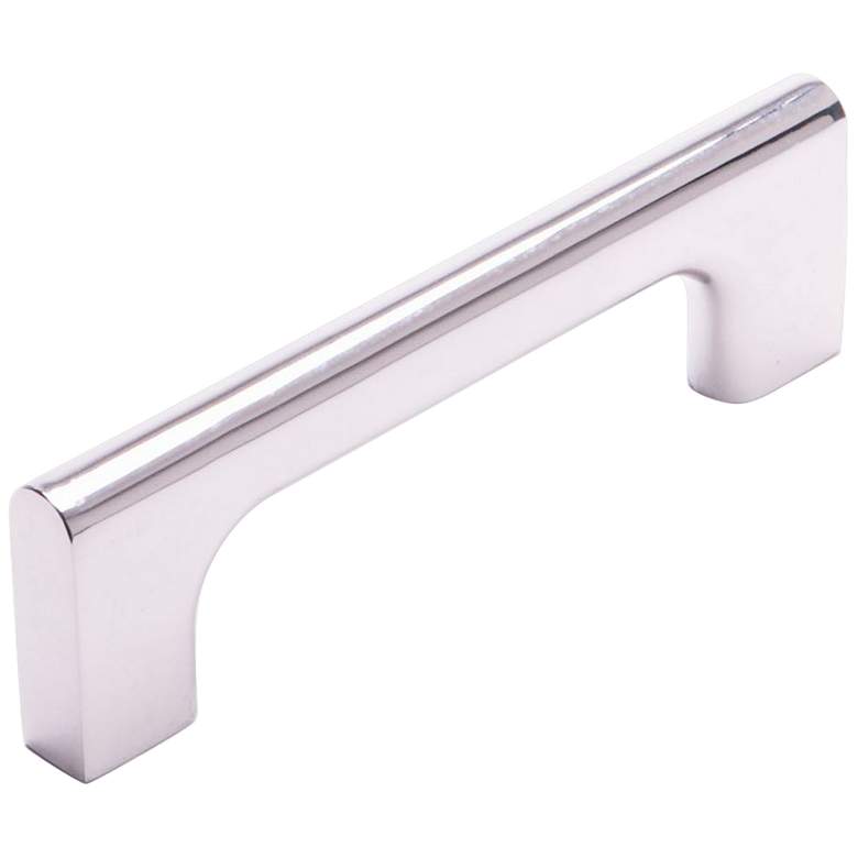 Image 1 Hampton Polished Nickel Metal 4 1/2" Wide Cabinet Pull