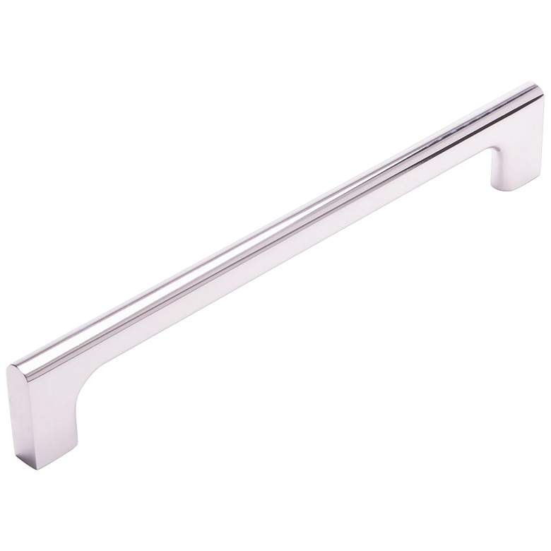 Image 1 Hampton Polished Nickel Metal 8 3/4" Wide Cabinet Pull