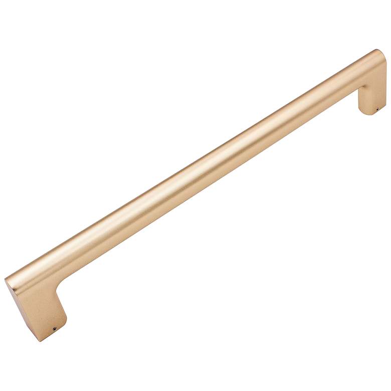 Image 1 Hampton Satin Gold Metal 19 1/2" Wide Appliance Pull