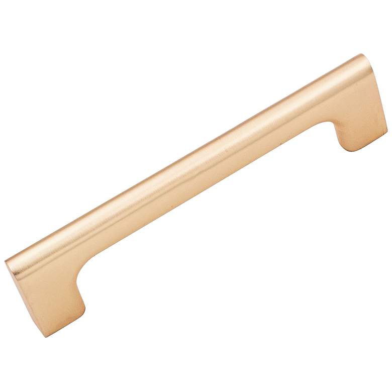 Image 1 Hampton Satin Gold Metal 5 3/4" Wide Cabinet Pull