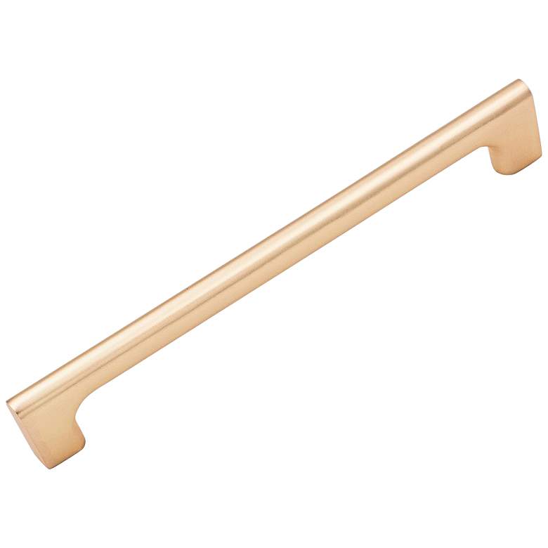 Image 1 Hampton Satin Gold Metal 8 3/4" Wide Cabinet Pull
