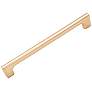 Hampton Satin Gold Metal 8 3/4" Wide Cabinet Pull