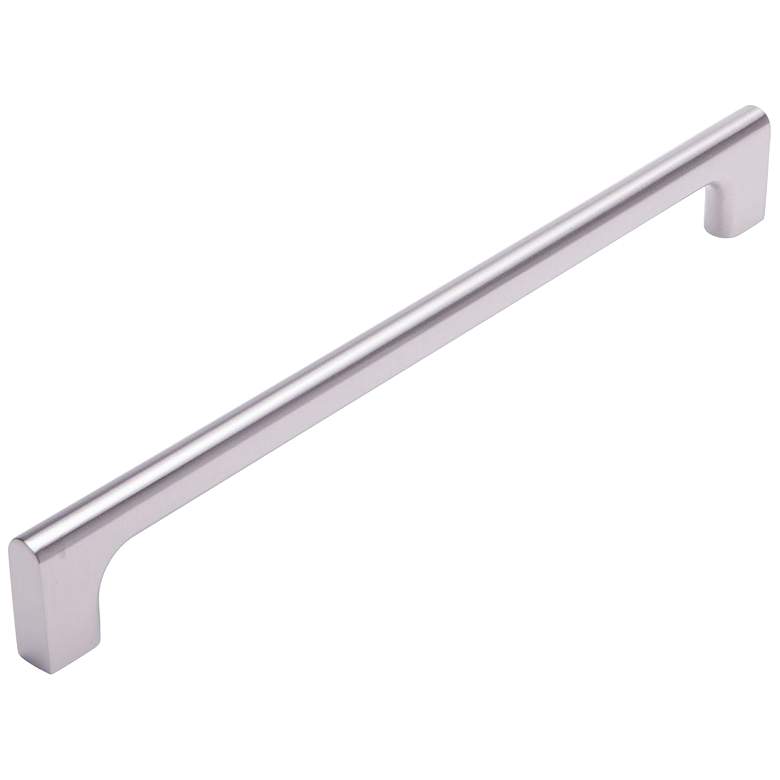 Image 1 Hampton Satin Nickel Metal 10 3/4" Wide Cabinet Pull